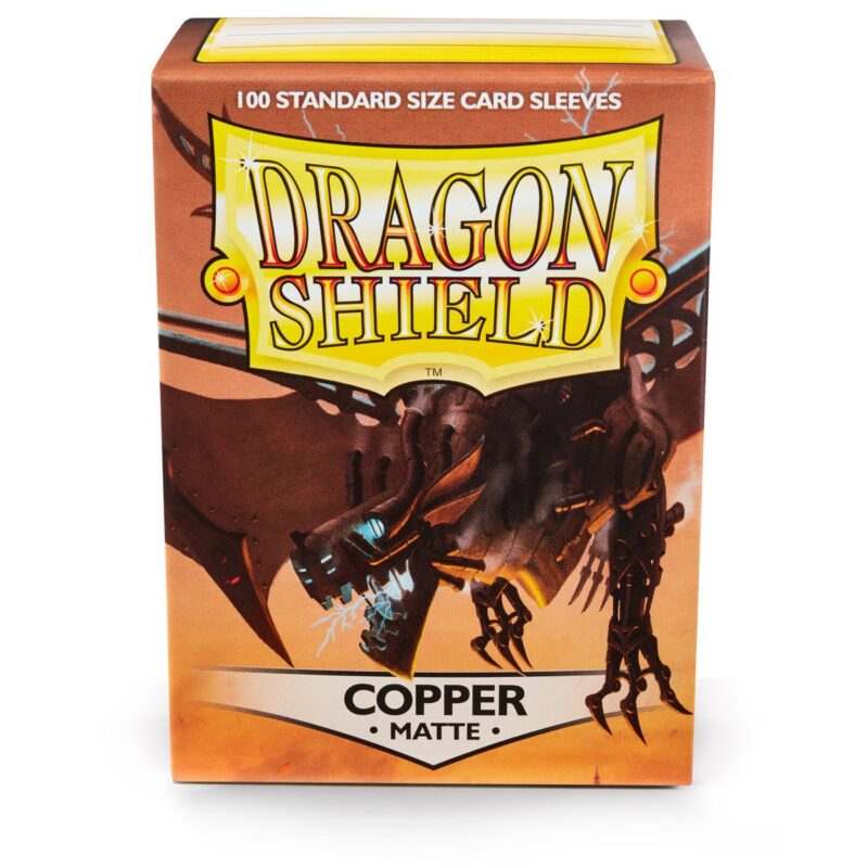 AT-11016 Dragon Shield Standard Sleeves - Matte Copper (100 Sleeves)