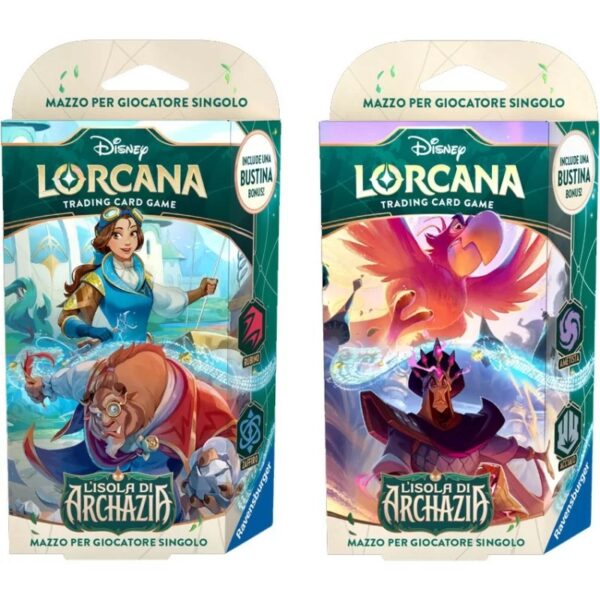Starter Decks Display L’Isola di Archazia 8 Mazzi – ITA – Lorcana TCG Disney