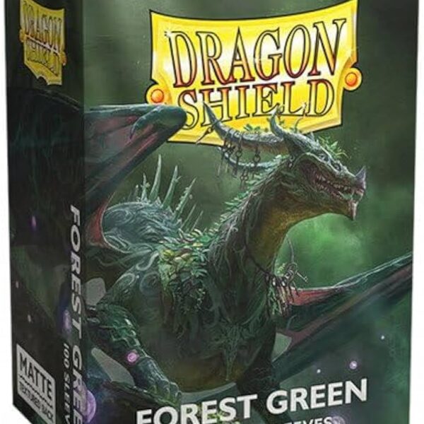 Dragon Shield Standard Sleeves - Matte Forest Green (100 Sleeves)