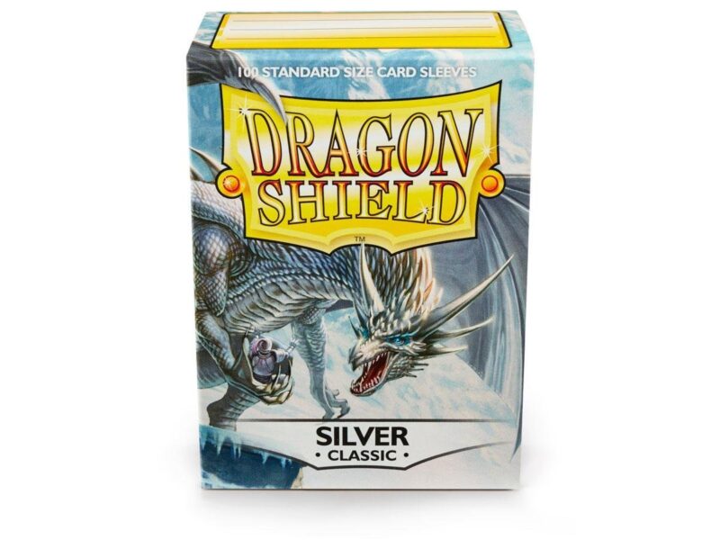 Dragon Shield Standard Sleeves - Silver (100 Sleeves)