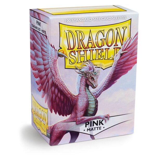 Dragon Shield Standard Sleeves - Matte Pink (100 Sleeves)
