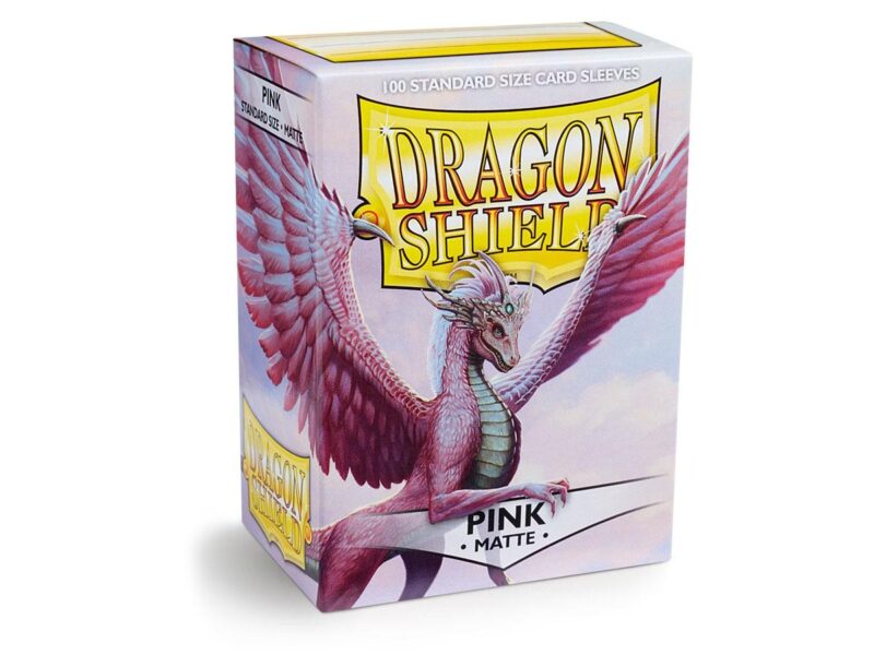 Dragon Shield Standard Sleeves - Matte Pink (100 Sleeves)