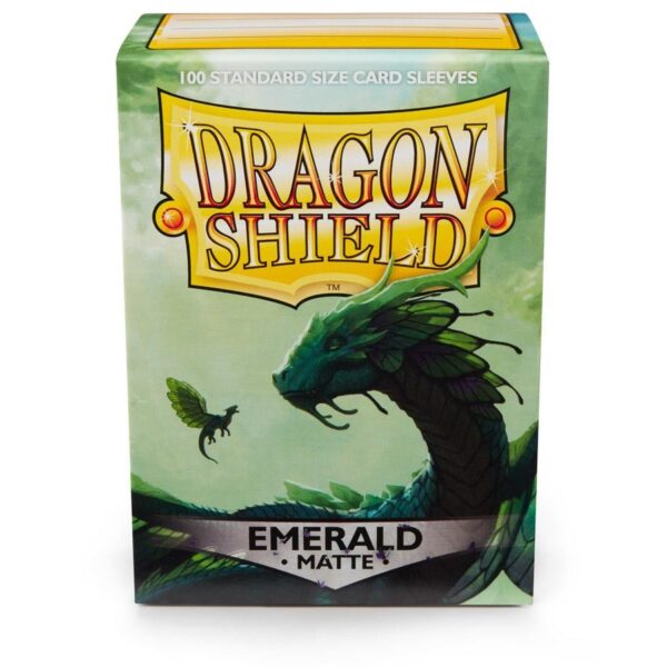 Dragon Shield Standard Sleeves - Matte Emerald (100 Sleeves)