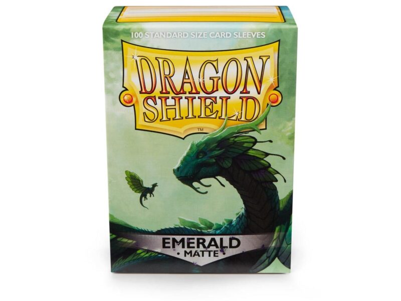 Dragon Shield Standard Sleeves - Matte Emerald (100 Sleeves)