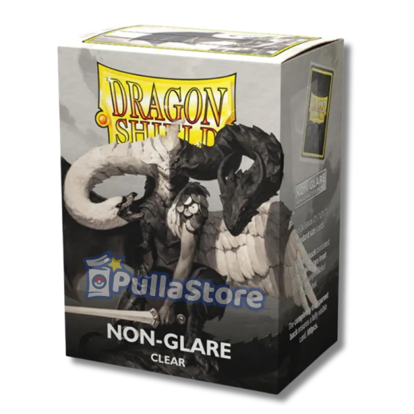 AT-11821 Dragon Shield Matte NonGlare - Clear V2 (100 Sleeves)