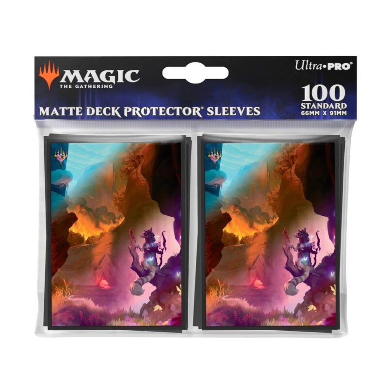 MtG Sleeves BLB-V4 Confezione 100 Sleeves Mountain