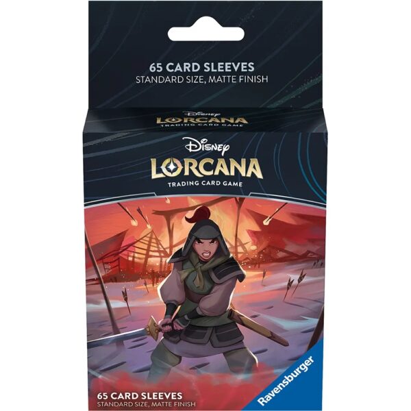 Lorcana - Confezione 65 Sleeves Standard Mulan, Soldier in Training