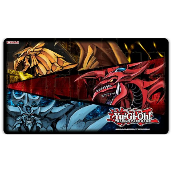 YuGiOh! - Playmat Slifer, Obelisk & Ra