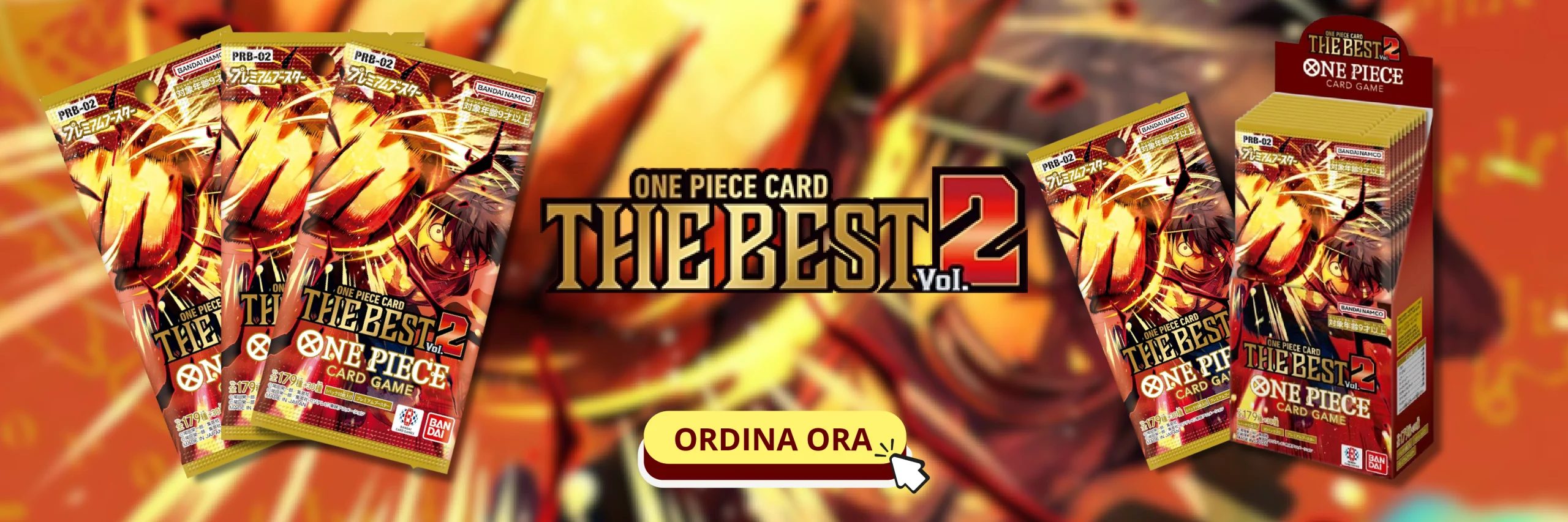 One Piece PRB-02 The Best Vol.2 - Display da 24 Buste (JAP)