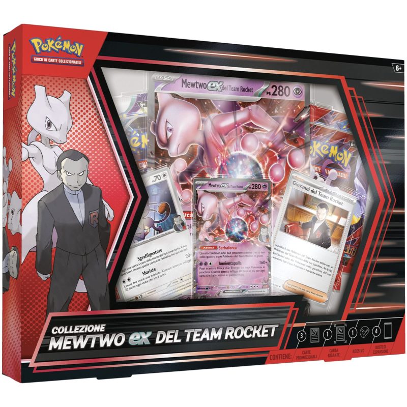 Pokemon Collezione Mewtwo ex del Team Rocket