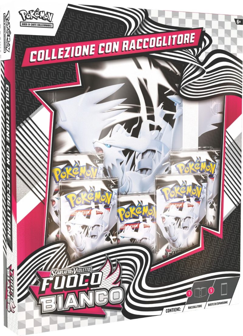 Pokemon ITA Fuoco Bianco Collezione con Raccoglitore