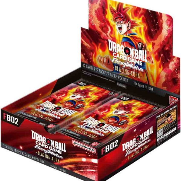 Dragon Ball Super Card Game: Fusion World - Blazing Aura FB-02 - Display da 24 Buste (ENG)