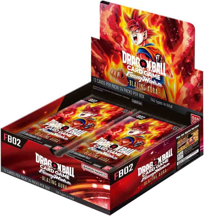 Dragon Ball Super Card Game: Fusion World - Blazing Aura FB-02 - Display da 24 Buste (ENG)