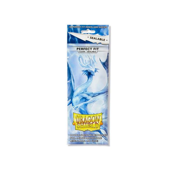 Standard - Perfect Toploader Sealable - Clear (100 Bustine) - Dragon Shield