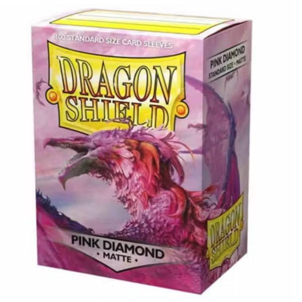 Dragon Shield - Matte Pink Diamond (100 Sleeves) - Standard
