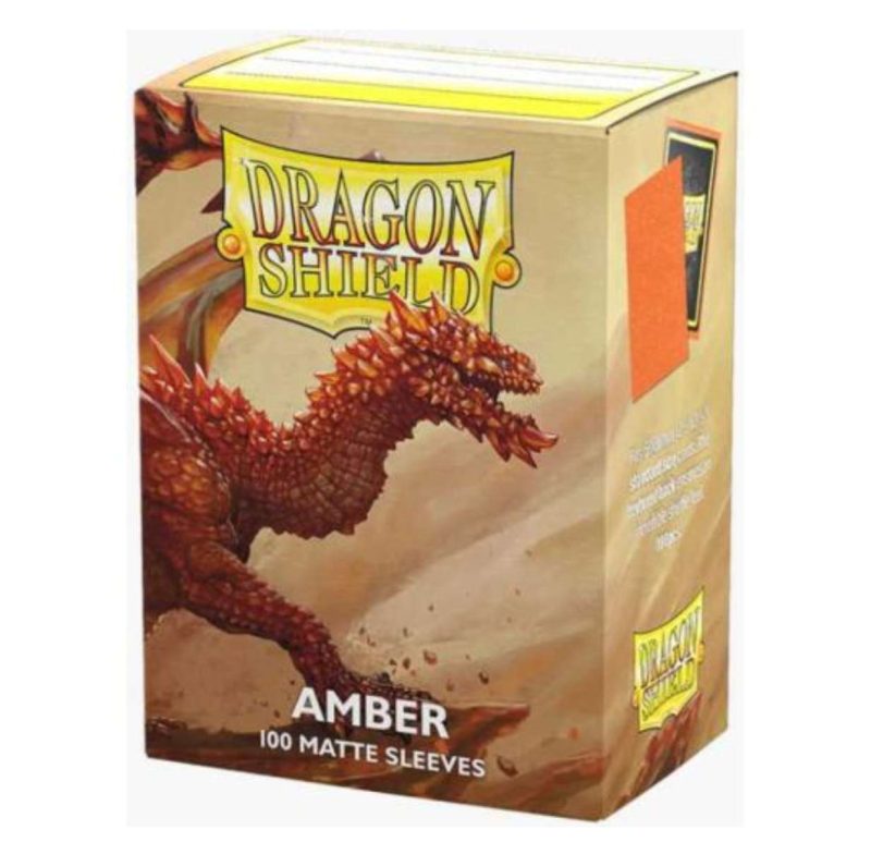 Dragon Shield - Matte Amber (100 Sleeves) - Standard