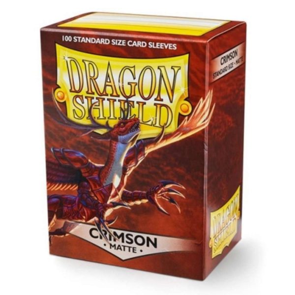 Dragon Shield - Matte Crimson (100 Sleeves) - Standard