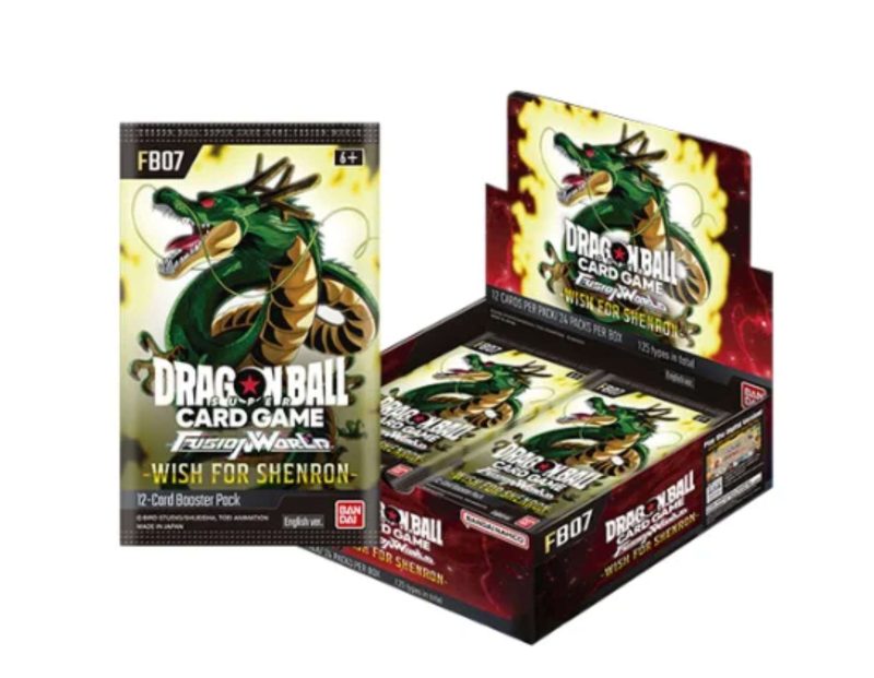 Dragon Ball Super Card Game: Fusion World – Wish for Shenron - FB-07 – Display da 24 Buste (ENG)