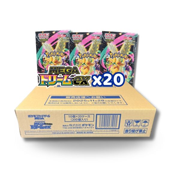 Pokémon TCG – Mega Dream Ex – Case 20 Booster Box (JAP)