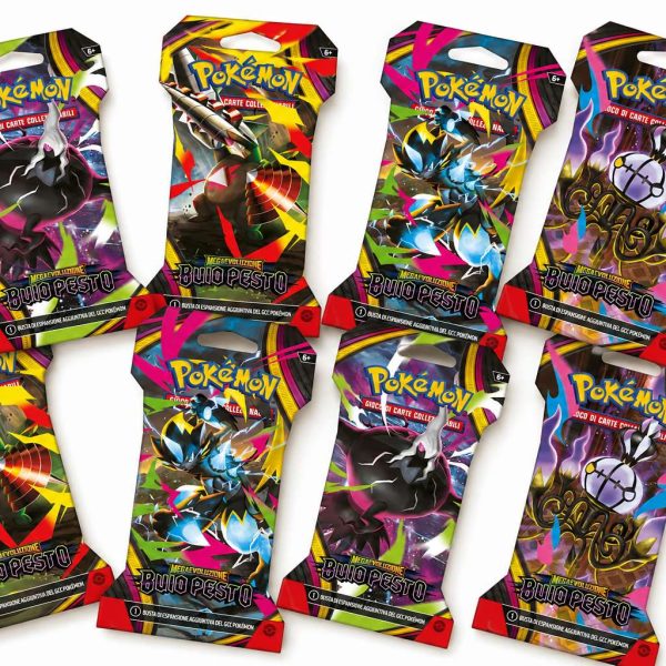 Pokémon TCG - Buio Pesto - Bundle 8 Paper Sleeves