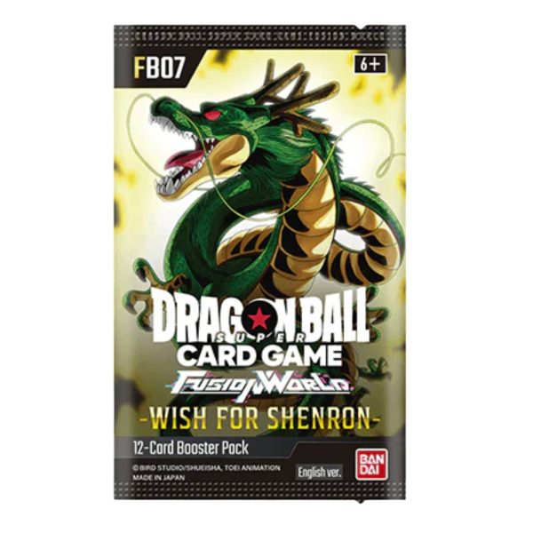 Dragon Ball Super Card Game: Fusion World – Wish for Shenron - FB-07 – Bustina (ENG)