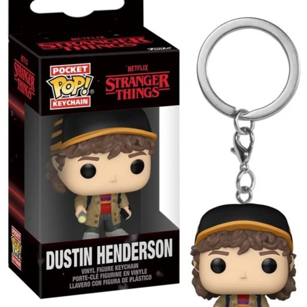 Funko POP! Keychain - Dustin Henderson - Stranger Things