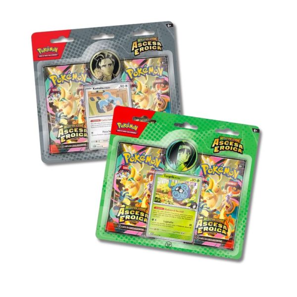 Pokémon TCG - Megaevoluzione: Ascesa Eroica - Collezione con Adesivi - Ubaldo & Erika (ITA)