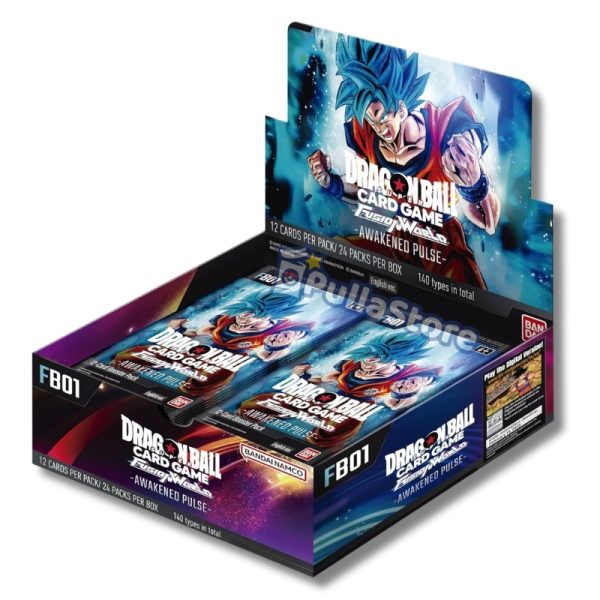 Dragon Ball Super Card Game- Fusion World - Awakened Pulse FB-01 - Display da 24 Buste (ENG)